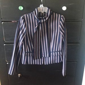 Banana Republic Zip jacket with detachable bow